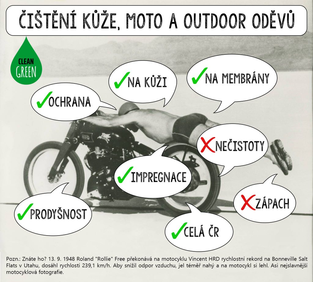 ekologická čistírna cleangreen dobříš moto oděvy kůže